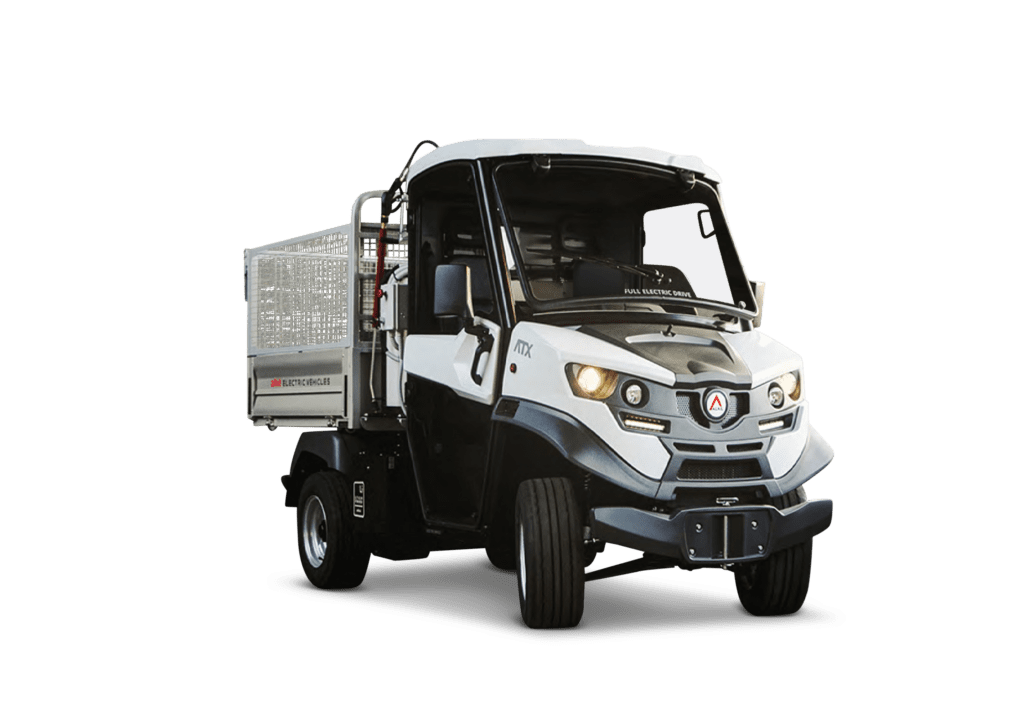 ATX micromobility vehicle with cage